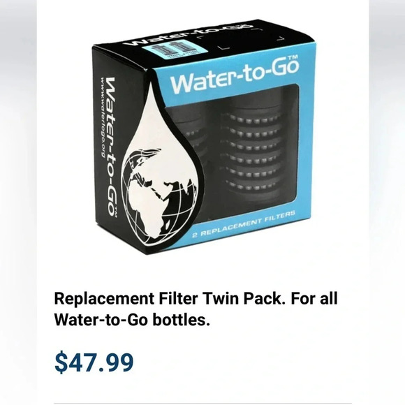 Water-to-Go Replacement Filters Bundle • New in Box • 2 Box (4 Filters in Total) - Picture 1 of 5